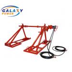 76mm Drum Hole 50KN Lifting Cable Drum Jack Stand Overhead Line Tool for sale