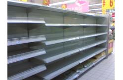 China Adjustable Rivet Boltless Steel Shelving For Supermarket Easy Assembly supplier
