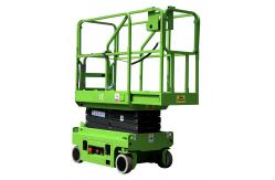 China Mini Self Propelled Scissor Lift With Hydraulic Turning Wheel supplier