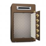 Electronic Big Safe Box Password Code Lock Coins Cash Saving Money Box