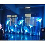 Indoor P3.91 - 7.8 HD Transparent LED Screen 5000X1000mm Cabinets 4G WIFI Control transparent led screen display for sale
