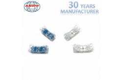 China Four Pair Inline IDC Terminal Block Transparent Lock Joint High Impact Material supplier