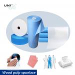Eco Friendly Biodegradable Wood Pulp Spunlace Nonwoven Fabric 70% Polyester 30% Viscose for sale