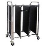 Handle Adjustable ESD PCB SMT Storage Trolley Eletronic Antistatic Reel Storage Cart for sale