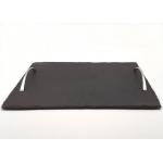 40cm x 30cm Stone Serving Tray , Rectangular Serving Tray With Handles for sale