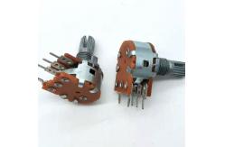 China 16mm Metal shaft Rotary Switch Potentiometer For Audio Amplifier supplier