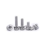 ISO 9001 GB9074 Composite Screws Stainless Steel Pan Head Combination Screw for sale