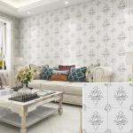 White PE Foam Sheet Wall Stickers 5mm 3D Foam Wallpaper Waterproof for sale