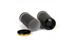China Cylindrical Cardboard Paper Composite Cans With Metal Lid , Recyclable Material supplier