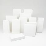 Minimalist White Customized Set Stackable Blank Packaging Boxes For Jewelry Cosmetics Small Gifts for sale