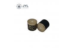China Alu Magnetic Perfume Cap Custom Design With Leather And Laser Logo supplier
