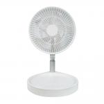 Foldable Portable Oscillating Fan Adjustable Wind Speed / Height USB Rechargeable for sale