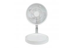 China Foldable Portable Oscillating Fan Adjustable Wind Speed / Height USB Rechargeable supplier