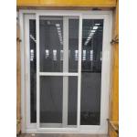 Custommized Commercial Sliding Glass Entry Doors Double Glass Exterior PVC Door for sale