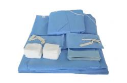 China Disposable Sterile Surgical Cardiovascular Pack Drape Kit SMS PP supplier