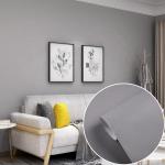 60cm 120cm Width Plain Grey Wallpaper Solid Color Vinyl Peel And Stick Wallpaper for sale