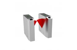 China BLDC Motorized Speed Gate Turnstile Retractable Flap Barrier Gate supplier