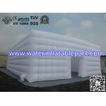 Custom 42 Foot White Inflatable Event Tent , Inflatable Family Camping Tent