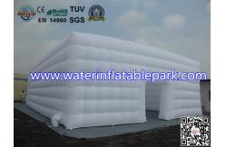 China Custom 42 Foot White Inflatable Event Tent , Inflatable Family Camping Tent supplier