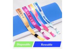 China Perfect Woven Cloth Wristbands for Your Event Various Sizes OEM Accepted supplier