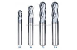 China OEM 6mm Ball End Mill Engraving Woodworking Tungsten Carbide Milling Bits supplier