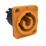 Outdoor Use Yellow 3-Pin Female Power Connector Secure Locking Mechanism Adequate Protection for LED Display Outdoor Connector for sale