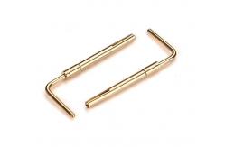China Custom High Precision CNC Machined Pins Polished Round Solid Brass Pins supplier