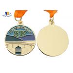 Zinc Alloy Custom 5K Race Medals 65*4MM Background Sandblast Medaillen