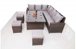 China KD rattan sofa set supplier