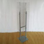 Universal 1 Space Metal Floor Display Stands With Single Or Double Sides for sale