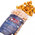 Popcorn Packaging Stand Up Zipper Pouch Resealable With Clear Window for sale