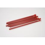 PLA Spoon Bio Plastic Straws , 6mmx210mm Compostable Plastic Straws for sale