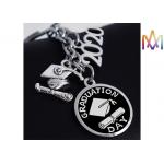 Meaningful Gift Bachelor Cap Custom Shaped Keychains