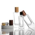 Luxury Custom Logo Crystal Shape Refillable Spray Glass Perfume Bottle