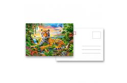 China Animial Image 3d Lenticular Card For Children With Tiger supplier