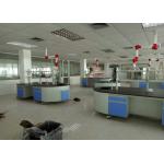 Steel / Wood Frame School Lab Furniture Workbench Equipment With Silent Sliding Rail