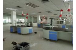 China Steel / Wood Frame School Lab Furniture Workbench Equipment With Silent Sliding Rail supplier
