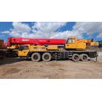 2022 Sany 80 Ton Mobile Truck Crane with Five-Arm Jib and Max Working Height of 50 Meters in Excellent Condition for sale
