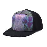 Wholesale fashion flat brim allover sublimation printed 5 panel custom snapback caps and hats for sale