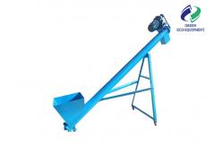 China Automatic Pellet Inclined Screw Conveyor Screw Feeding Machine For Grains Paddy supplier
