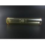 Yellow Transparent Quartz Tube Samarium Doped High Temperature Shock Resistance