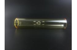 China Yellow Transparent Quartz Tube Samarium Doped High Temperature Shock Resistance supplier