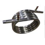 Customized Coaxial Coil Heat Exchanger With Titanium Twisted Smooth Tube for sale