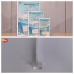 T Shape Acrylic Sign Holder 8.5*11 Display Stand Double Side for sale
