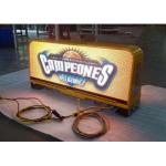 Waterproof Car LED Sign Display , Outdoor Full Color Taxi Roof Screen Double Side for sale