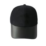 PU Sports Dad Hats Street style hats Black Pure Color For Unisex for sale