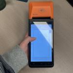 Android POS Terminal With Built In 58mm Printer 6400mAh Battery And SDK Support for sale