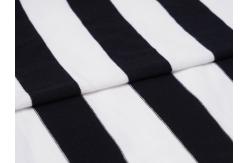 China Natural Moisture Wicking Healthy And Simple Striped Knit Fabric For T-Shirt supplier
