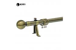 China Home Decor 28mm Metal Curtain Pole With Ball Finials supplier