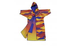 China Super Absorbent Microfiber Poncho Towel Support Custom Logo supplier